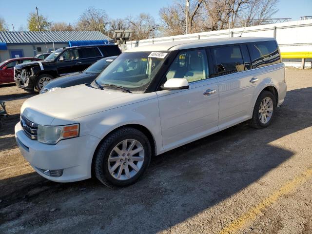 2FMGK5CC9ABA25681 - 2010 FORD FLEX SEL WHITE photo 1