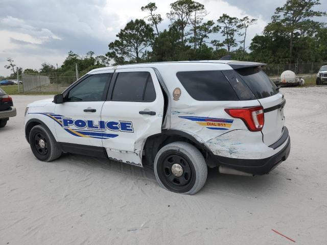 1FM5K8AR7KGA19792 - 2019 FORD EXPLORER POLICE INTERCEPTOR თეთრი ფოტო 2