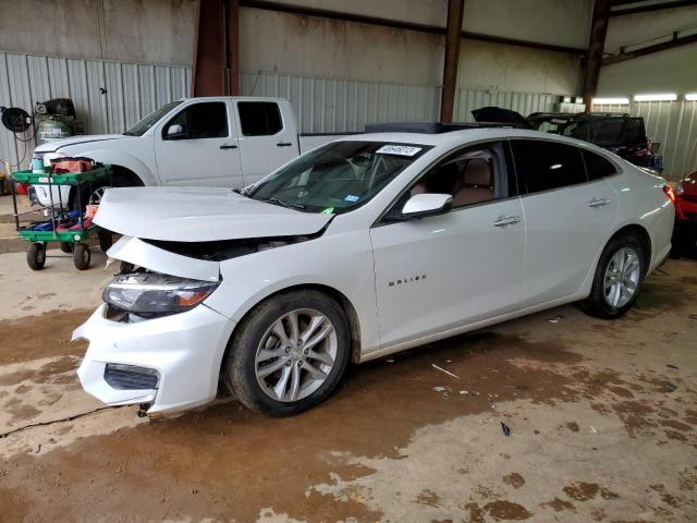 1G1ZE5SX4JF137966 - 2018 CHEVROLET MALIBU PREMIER WHITE photo 1