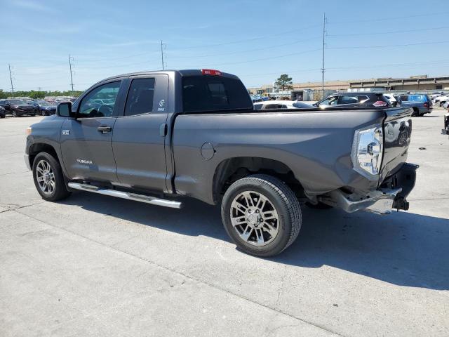 5TFRY5F12EX147481 - 2014 TOYOTA TUNDRA DOUBLE CAB SR/SR5 GRAY photo 2