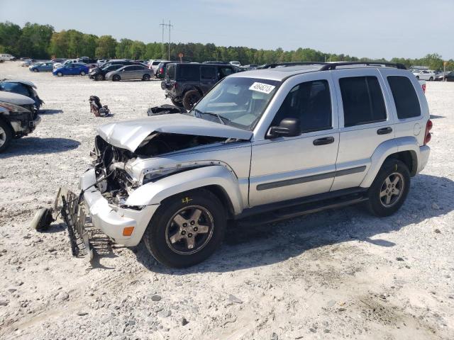 1J4GK38K05W689455 - 2005 JEEP LIBERTY RENEGADE SILVER photo 1