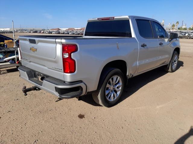 3GCPWBEKXMG346576 - 2021 CHEVROLET SILVERADO C1500 CUSTOM SILVER photo 3