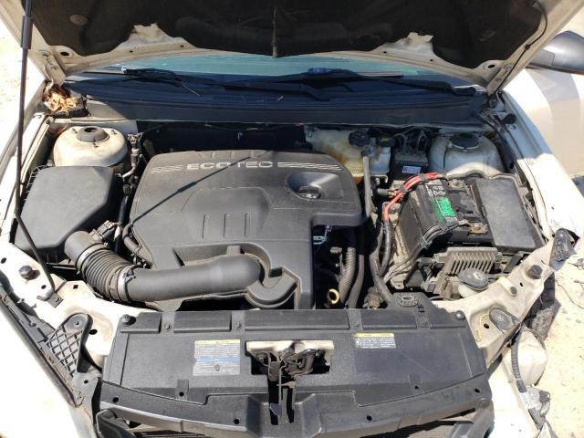 1G2ZG57B394141615 - 2009 PONTIAC G6 WHITE photo 11