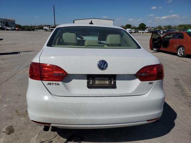 3VWD07AJ0EM308529 - 2014 VOLKSWAGEN JETTA SE WHITE photo 6