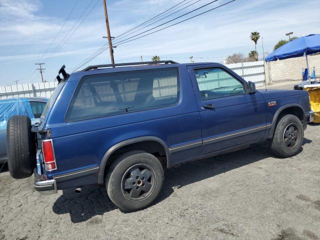 1GNCT18Z3L8122829 - 1990 CHEVROLET BLAZER S10 BLUE photo 3