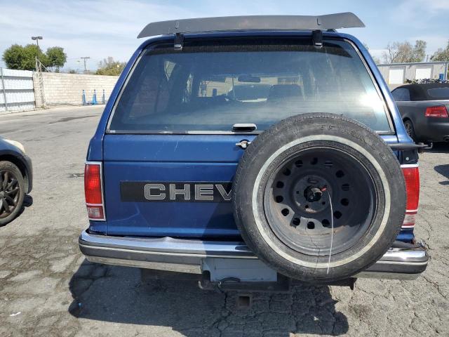 1GNCT18Z3L8122829 - 1990 CHEVROLET BLAZER S10 BLUE photo 6