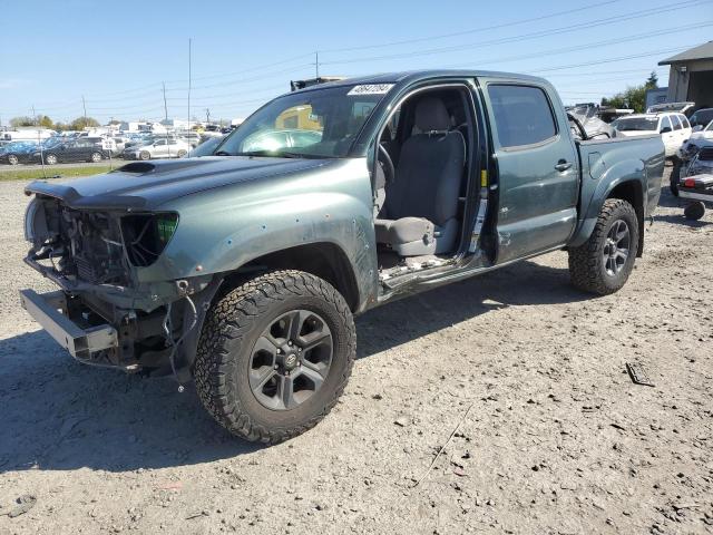 5TELU42N59Z604450 - 2009 TOYOTA TACOMA DOUBLE CAB GREEN photo 1