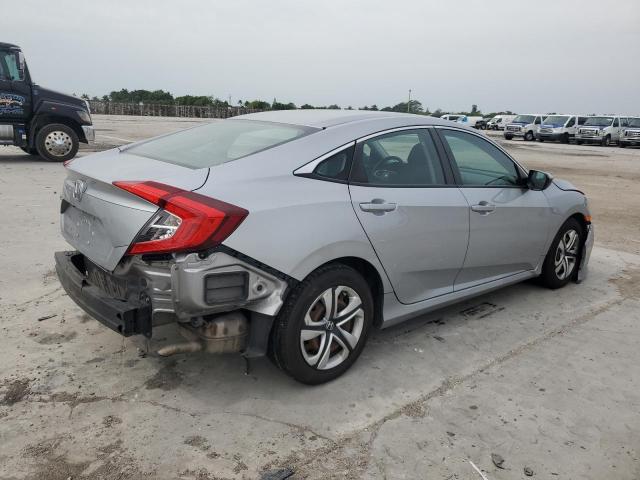 19XFC2F57JE024188 - 2018 HONDA CIVIC LX SILVER photo 3