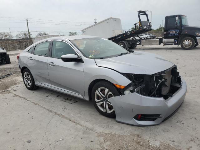 19XFC2F57JE024188 - 2018 HONDA CIVIC LX SILVER photo 4