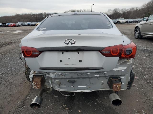 JN1BV7ARXEM697633 - 2014 INFINITI Q50 BASE SILVER photo 6