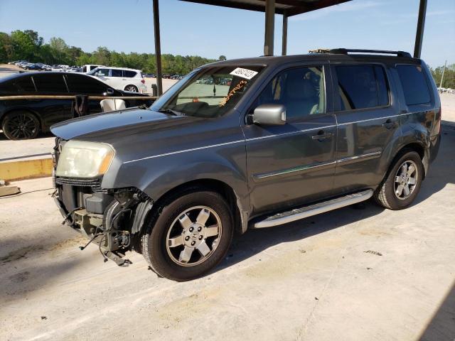 5FNYF38809B002861 - 2009 HONDA PILOT TOURING GRAY photo 1