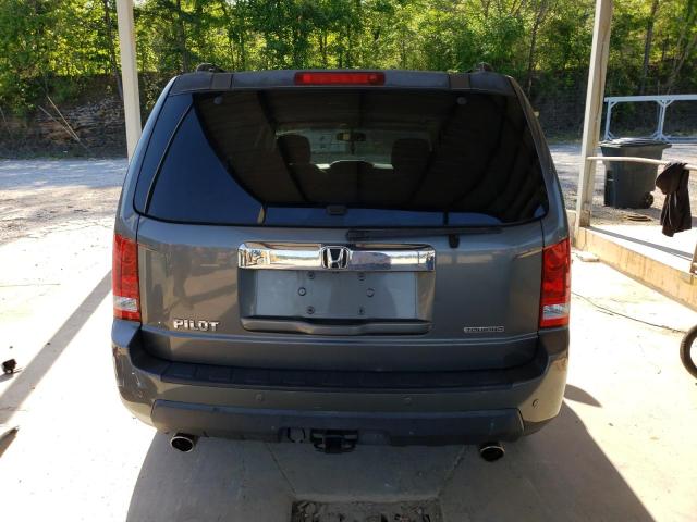 5FNYF38809B002861 - 2009 HONDA PILOT TOURING GRAY photo 6