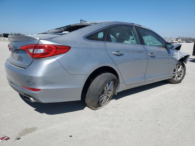 5NPE24AF4FH005210 - 2015 HYUNDAI SONATA SE SILVER photo 3