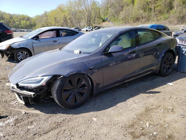 5YJSA1E69MF439181 - 2021 TESLA MODEL S Boz foto 1