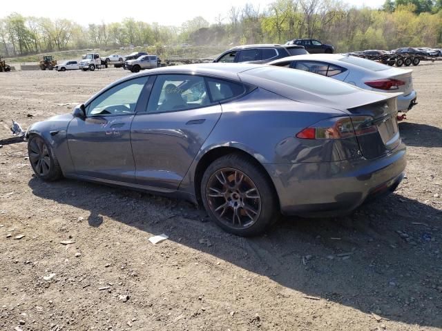 5YJSA1E69MF439181 - 2021 TESLA MODEL S Boz foto 2
