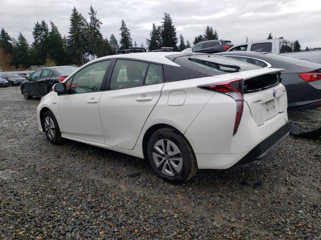 JTDKBRFU5J3075083 - 2018 TOYOTA PRIUS WHITE photo 2