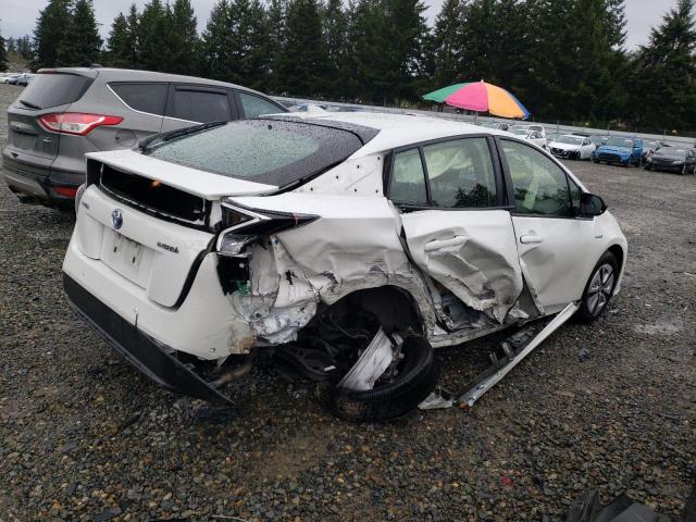 JTDKBRFU5J3075083 - 2018 TOYOTA PRIUS WHITE photo 3