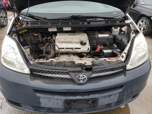 5TDZA23C84S196407 - 2004 TOYOTA SIENNA CE SILVER photo 11