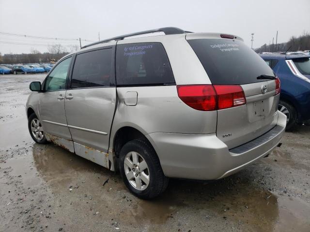 5TDZA23C84S196407 - 2004 TOYOTA SIENNA CE SILVER photo 2