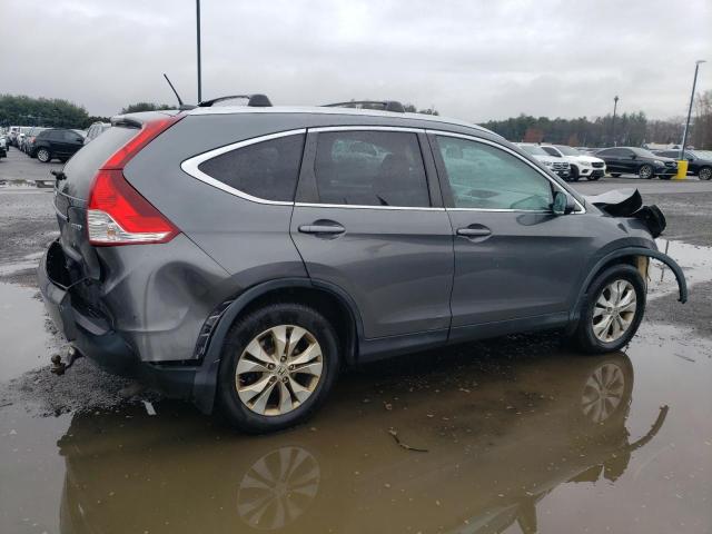 2HKRM4H70DH609537 - 2013 HONDA CR-V EXL GRAY photo 3