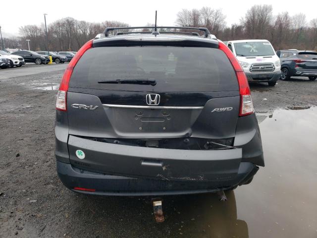 2HKRM4H70DH609537 - 2013 HONDA CR-V EXL GRAY photo 6