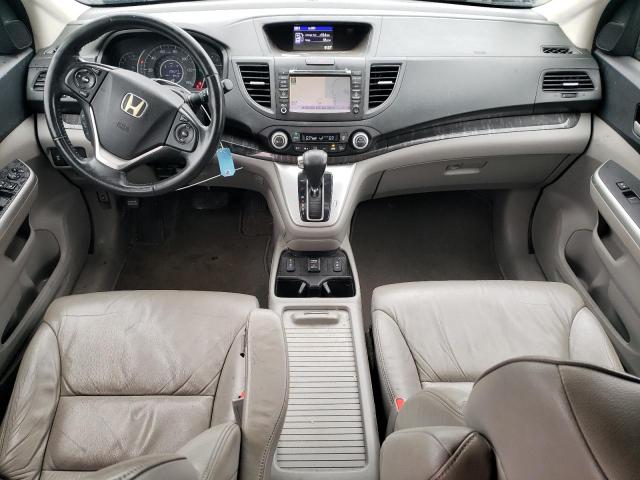 2HKRM4H70DH609537 - 2013 HONDA CR-V EXL GRAY photo 8