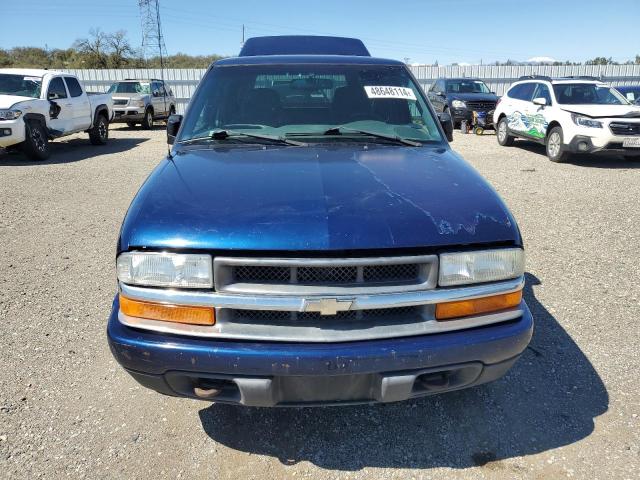 1GCDT19W618259410 - 2001 CHEVROLET S TRUCK S10 BLUE photo 5