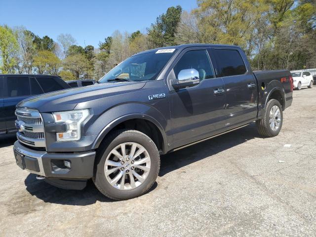 1FTEW1EF4GFA67229 - 2016 FORD F150 SUPERCREW GRAY photo 1