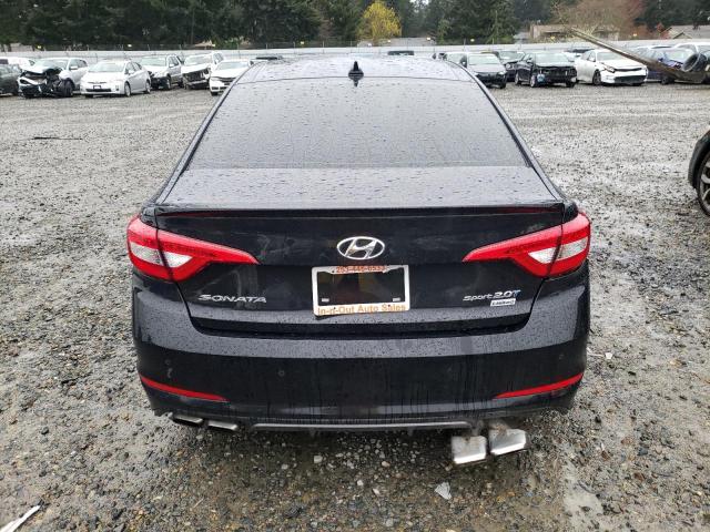 5NPE34AB5FH242556 - 2015 HYUNDAI SONATA SPORT BLACK photo 6