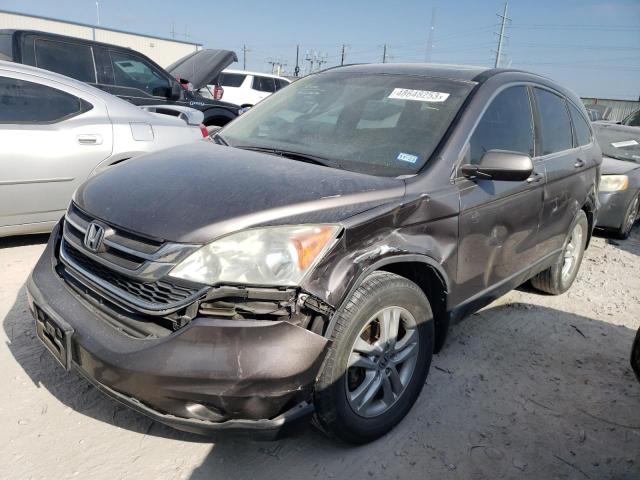 5J6RE3H73BL033517 - 2011 HONDA CR-V EXL GRAY photo 1