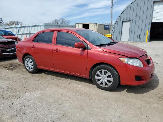 1NXBU4EEXAZ263756 - 2010 TOYOTA COROLLA BASE RED photo 4