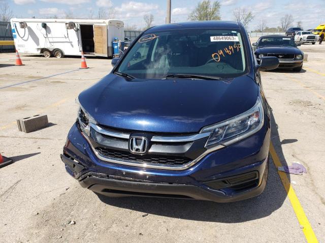 5J6RM4H44GL098950 - 2016 HONDA CR-V SE BLUE photo 5