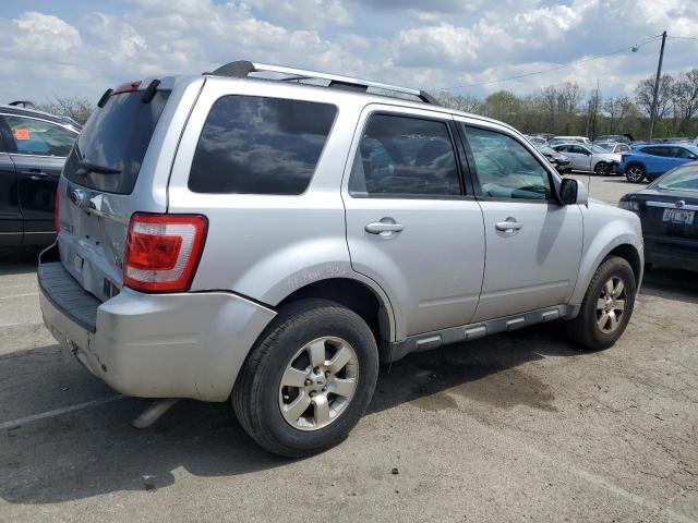 1FMCU0EG6BKB95757 - 2011 FORD ESCAPE LIMITED SILVER photo 3