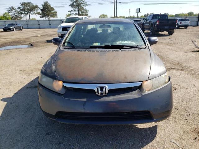 JHMFA36206S011335 - 2006 HONDA CIVIC HYBRID GRAY photo 5