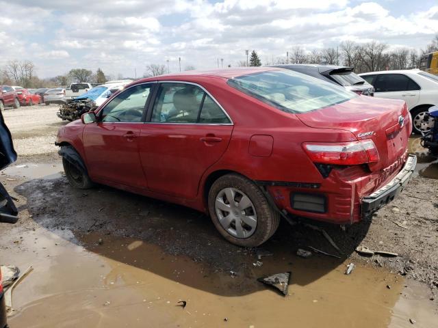 JTNBE46K373076987 - 2007 TOYOTA CAMRY CE RED photo 2