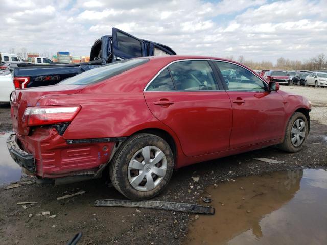 JTNBE46K373076987 - 2007 TOYOTA CAMRY CE RED photo 3