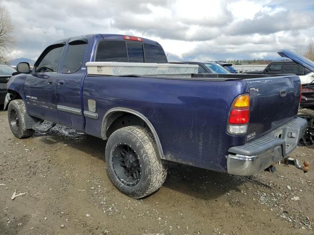 5TBBT4419YS001871 - 2000 TOYOTA TUNDRA ACCESS CAB ლურჯი ფოტო 2