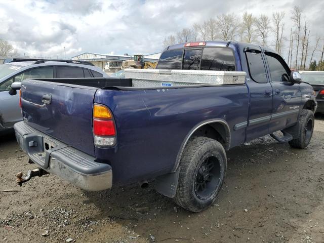 5TBBT4419YS001871 - 2000 TOYOTA TUNDRA ACCESS CAB ლურჯი ფოტო 3