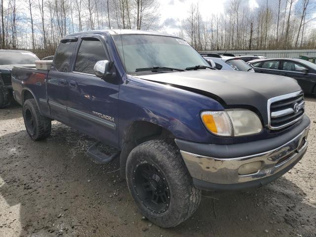 5TBBT4419YS001871 - 2000 TOYOTA TUNDRA ACCESS CAB BLUE photo 4