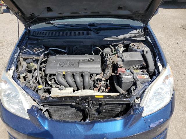 2T1KR38E34C177296 - 2004 TOYOTA MATRIX XR BLUE photo 11