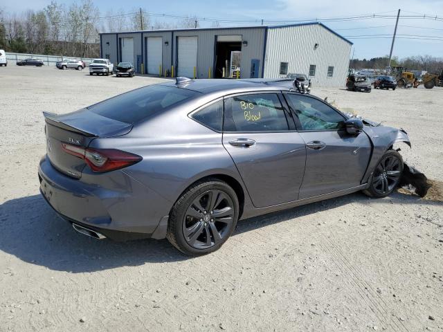 19UUB6F59MA007046 - 2021 ACURA TLX TECH A GRAY photo 3