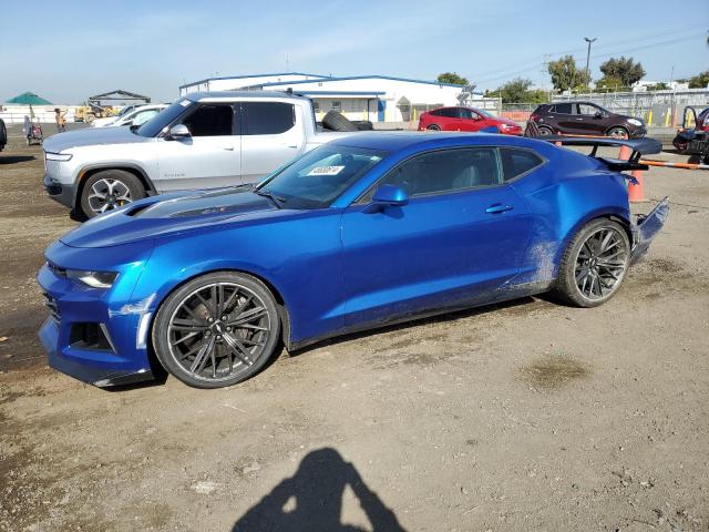 1G1FK1R68J0172661 - 2018 CHEVROLET CAMARO ZL1 蓝色 照片 1