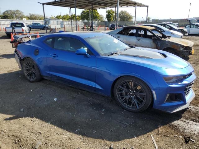 1G1FK1R68J0172661 - 2018 CHEVROLET CAMARO ZL1 蓝色 照片 4