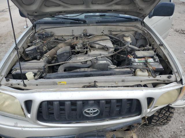 5TEHN72N72Z103750 - 2002 TOYOTA TACOMA DOUBLE CAB SILVER photo 11