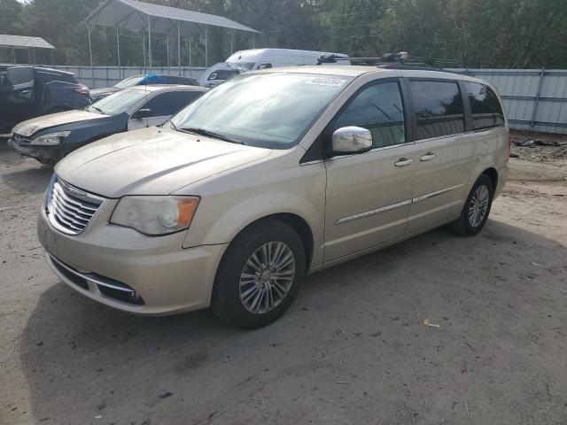 2C4RC1CG4DR569541 - 2013 CHRYSLER TOWN & COU TOURING L BEIGE photo 1