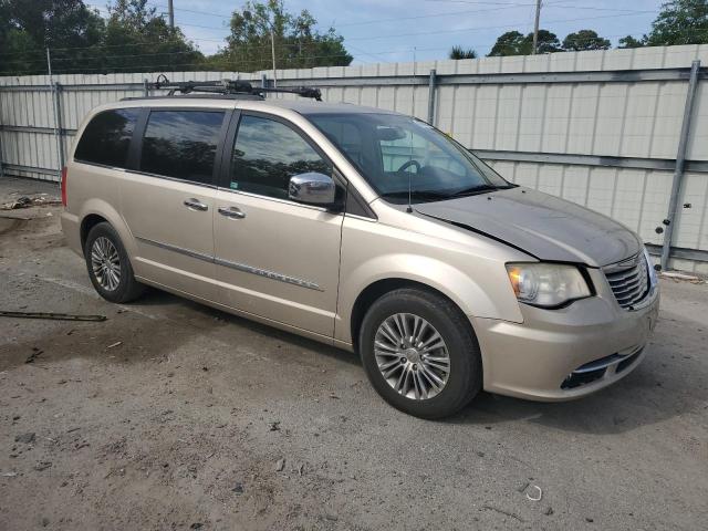 2C4RC1CG4DR569541 - 2013 CHRYSLER TOWN & COU TOURING L BEIGE photo 4