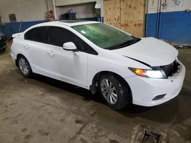 19XFB2F96CE028354 - 2012 HONDA CIVIC EXL WHITE photo 4