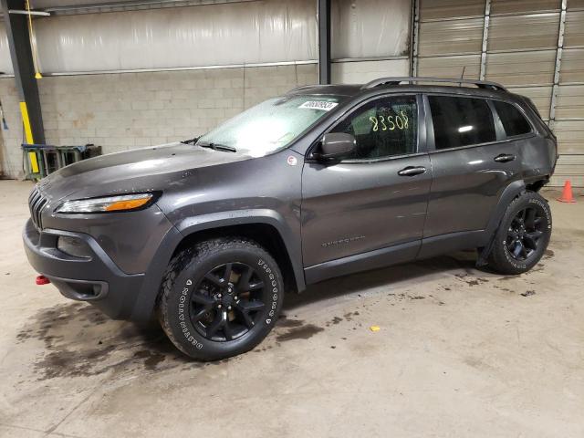 1C4PJMBS7HW552265 - 2017 JEEP CHEROKEE TRAILHAWK GRAY photo 1