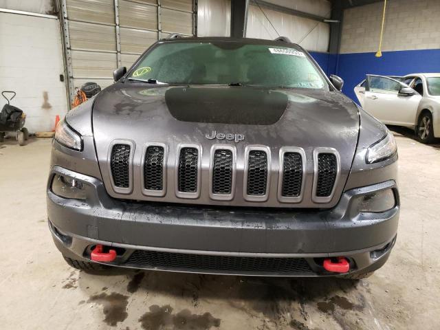 1C4PJMBS7HW552265 - 2017 JEEP CHEROKEE TRAILHAWK GRAY photo 5