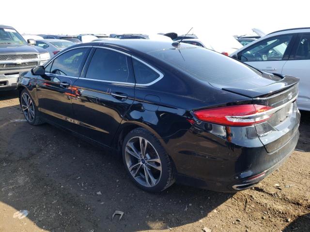 3FA6P0K96HR140007 - 2017 FORD FUSION TITANIUM BLACK photo 2